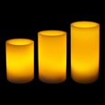 thumbnail image 2 of Mainstays 3PC LED Wax Pillar Candles Set with remote, 2 of 3