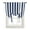 Navy Blue, variant on Sage Green Stripes Tie Up Curtains for Kitchen Bathroom Bedroom Windows 45 Inch Length, Farmhouse White Simple Vertical Striped Balloon Drape Curtains Shade Rod Pocket Drapery Curtain Panel, 34"x45"