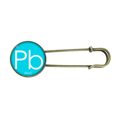 thumbnail image 1 of Chestry Elements Period Table Poor Metals Lead Pb Retro Metal Brooch Pin Clip Jewelry, 1 of 3