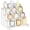 Clear, variant on ANHXN Perfume Organizer, Bedroom Decor, Cologne Cupcake Stand, Tool-Free Assembly, Makeup Display Shelf for Vanity Bathroom Counter Storage.Different specifications and colors to choose from