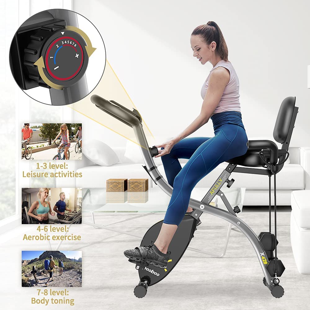 Pooboo Indoor Cycling Bike with Magnetic Resistance Stationary Exercise Bike 280lbs Capacity
