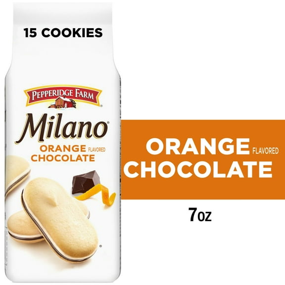 Pepperidge Farm Milano Cookies, Chocolate Orange, 7 oz Bag