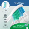 thumbnail image 2 of Cabezales de repuesto para cepillos de dientes Brushmo Total Clean x8, color blanco, 2 of 5