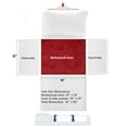 thumbnail image 3 of Cycleliners - Waterproof, Leakproof, and Reusable Menstrual Period Bed Sheets Protector for Twin Bed (Burgundy), 3 of 6