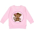 thumbnail image 2 of Inktastic Monkey Girl Toddler Sweatshirt, 2 of 4