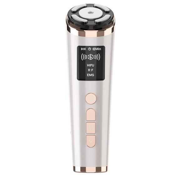 Radio Frequency Skin Tightening Machine Facial Massage Microcurrent Facial Device Light Therapy for Eye and Neck Wrinkles