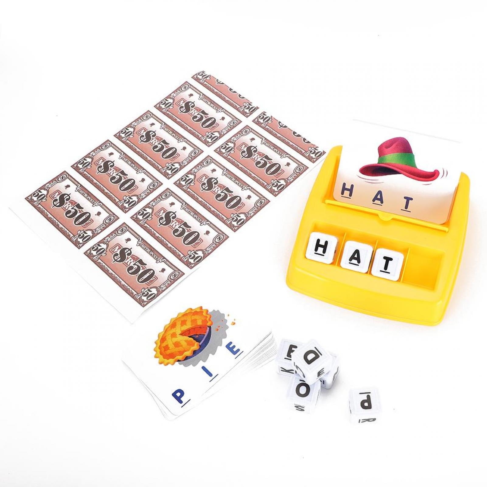 Khall English Alphabet Card Game,Puzzle Learning Games,English Word