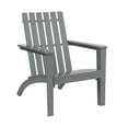 thumbnail image 6 of Gymax Set of 2 Outdoor Wooden Adirondack Chair Patio Lounge Chair w/ Armrest Grey, 6 of 6