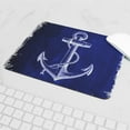thumbnail image 5 of CafePress - Nautical Navy Blue Anchor Mousepad - Non-slip Rubber Mousepad, Gaming Mouse Pad, 5 of 6