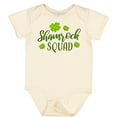 thumbnail image 3 of Inktastic Shamrock Squad with Four Leaf Clovers Boys or Girls Baby Bodysuit, 3 of 5