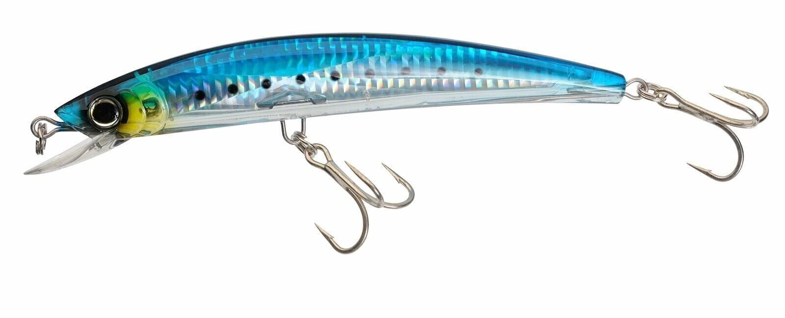 Yo-Zuri Fishing Lure F1151GHIW Crystal 3D Minnow Magnum 6 1/2" 1 1/2 oz Sardine