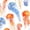 Color 3, variant on Peel and Stick Wallpaper Coastal Underwater Jellyfish Coral Watercolor Nautical Wall Mural 23.6in x 9.8ft Self Adhesive Removable Wall Paper Renter Friendly Wallpaper for Nursery Bedroom Cabinets