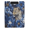 thumbnail image 2 of A4 Double Clip File Folder Binder Clipboards Waterproof Durable Foldable Folder Suitable for Office and Family Blue Oil Painting Jaguar, 2 of 9