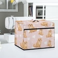thumbnail image 5 of HELLHERO Heart-Shaped Cat Pattern Sewing Machine Carrying Cover with Storage Pocket and Carrying Handle Waterproof Material Home and Shop Sewing Equipment Storage, 5 of 8