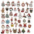 thumbnail image 4 of 96 piezas Elementos navideños Esmalte Encanto Colgante Tema navideño Colecciones DIY Fabricación de joyas Accesorios artesanales para collar Pulsera Pendiente (96 piezas surtidas) JAMW Sencillez, 4 of 5