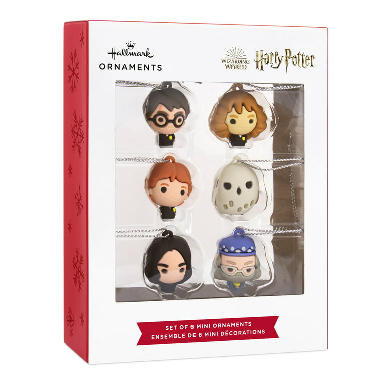Hallmark Harry Potter and Friends Miniature Christmas Ornaments, Set of 6