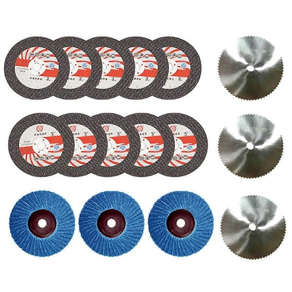 16Pcs 75X10Mm Angle Grinding Wheel Set for 12V Mini Angle Grinder