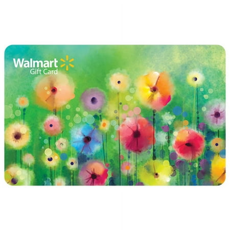 Watercolor Blossoms Walmart eGift Card [Email Delivery]