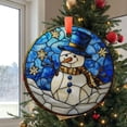 thumbnail image 2 of Snowman Ornament, Winter Holiday Decoration, Christmas Ornament, Festive Home Decor, Seasonal Gift Idea, Christmas gift idea, Keepsake, Xmas, Holiday Keepsake, Xmas Tree Hanging De, 2 of 5