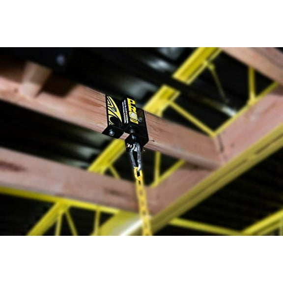 Rafter Heavy Bag Hanger for 120 lb Heavy Bags and Punching Bags | Easy Installation Directly into Wooden Rafters or Drywall | Noise Reducing Ceiling Mount for Bags Up to 120 Pounds