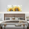 thumbnail image 2 of Erosebridal Sunflower Floral Canvas Wall Art Living Room, Botanical Plants Flower Wall Decor for Bedroom, 2 of 5