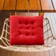 thumbnail image 4 of Cojín de Asiento Acolchado para Silla de Oficina o Residencia | Almohadón de Asiento de Ante Grueso con Correa Antideslizante, Soporte Ergonómico para Glúteos, Funda Lavable, Cojín Cuadrado para, 4 of 5