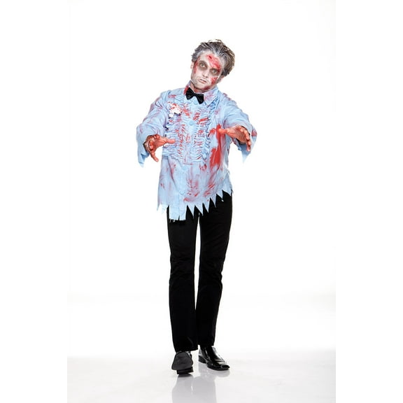 Halloween Wholesalers Zombie (Vintage Blue) Men's Shirt