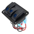 thumbnail image 1 of Panel de interruptores basculantes, panel de interruptores basculantes de 3 bandas, 12-24 V, panel de interruptores basculantes para automóvil, fiel a su promesa, 1 of 9