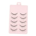 thumbnail image 4 of Yardwe 5Pairs Natural Appearance 3D Black False Eyelashes Reusable for Elegant Eye Makeup, 4 of 8