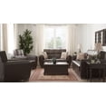 thumbnail image 6 of Ottomanson Origins Air Sofa Bed with Storage 74", Brown Leatherette, 6 of 16