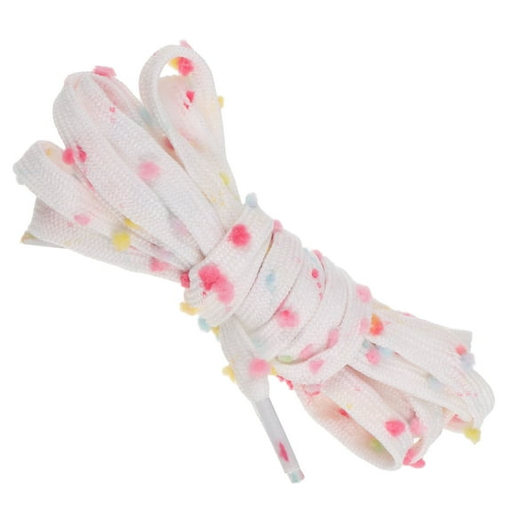 FUEENIRVA Replacement Shoe Laces 1 Pair Flat Polyester for Sneakers Everyday Wear
