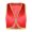 Red, variant on Kids Boys Arabian Prince Vest Fairytale Fancy Dress Up Theme Party Waistcoat Blazer Top Red 6