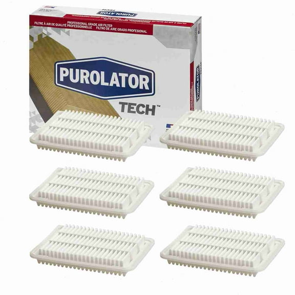 6 pc Purolator TECH TA35649 Air Filters for 17801-0H050 17801-28030 17801-YZZ02 29223 33-2370 39223 49223 61949223 83223 9223 A4017 A5649 AE10171 AEA93 AF1308 AF4017 AF5649 ALA-8631 AP 144/2 CA10171