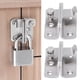 thumbnail image 5 of Cerradura De Perno, Perno De Puerta Sin Perforaciones, 2 Juegos De Pernos De Puerta Manuales Fuertes Anticorrosión, Duradero Para Puertas De Armarios, Cercas De Madera, Graneros, 5 of 8