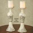 thumbnail image 2 of Floressa Candleholder Pair Silver Silver Metallic Candleholder Pair, 2 of 5