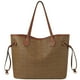 thumbnail image 1 of Queenoris Bolso de mano para mujer, bolsos de diseñador de moda con asa superior, bolsos de hombro clásicos de gran capacidad, 1 of 5