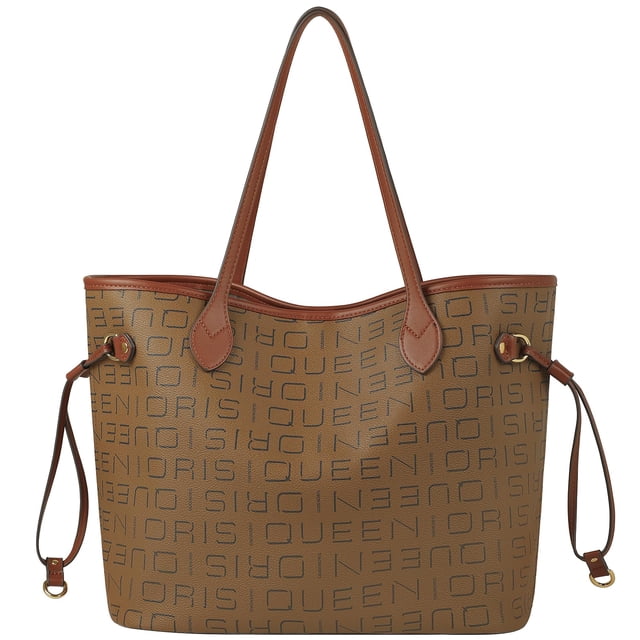 Queenoris Bolso de mano para mujer, bolsos de diseñador de moda con asa superior, bolsos de hombro clásicos de gran capacidad
