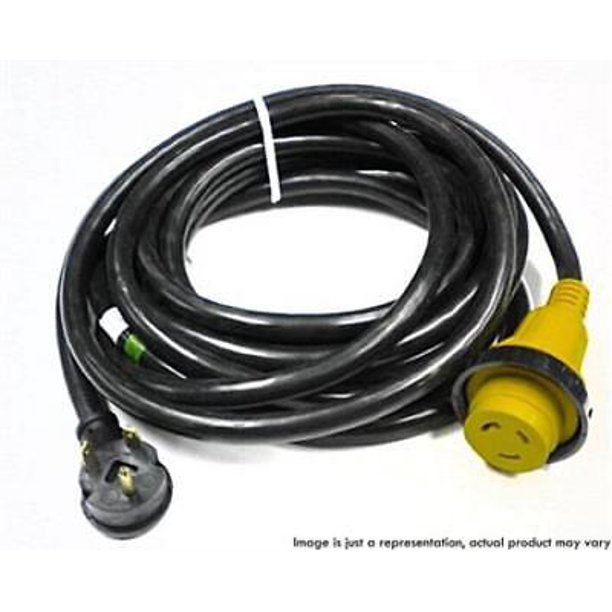 RV Pigtails 7253150 30 Amp Extension Cord with 30 Amp Marinco End 50