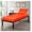 Orange, variant on Bennium 30" x 75" Cot Size 3-Piece Bed Sheet Set, Made of Ultra Soft Cotton, Perfect for Camp Bunk Beds/RVs/Guest Beds Red