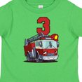 thumbnail image 4 of Inktastic 3rd Birthday Fire Truck Boys or Girls Toddler T-Shirt, 4 of 5