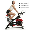 Indoor Exercise Cycling Bike Training Pedal Bike Wide Steel Frame 220Lbs WCYE
