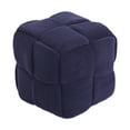 thumbnail image 3 of Taburete para pies con asiento Reposapiés Cómodo Protector de Piso de Madera Taburete Bajo Taburete Pequeño para Sofá Sala de Estar Dormitorio Sala de Azul, 3 of 8