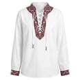 thumbnail image 5 of Weebloom Kids Boys Medieval Renaissance Pirate Shirt Long Sleeve Cosplay Shirt Dress Up Top Role Play Halloween Shirts,Size 3-16 Y, 5 of 6