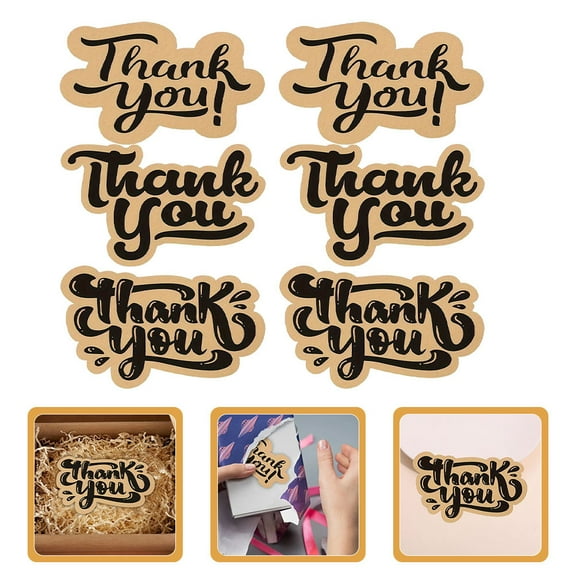 WHAMVOX 150pcs Paper Thank You Cards For Small Business Appreciation Cards For Supporting My Small Business For Weddings Business Baby Showers