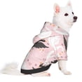 thumbnail image 2 of Fotbe Swan And Flowers2 Sudadera con Estampado para Perros Pequeños – Suéter con Capucha para Mascotas, Tela Suave de Forro Polar con Bolsillo-XX-Large, 2 of 7