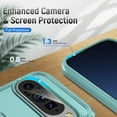 thumbnail image 5 of KOMI Designed for Google Pixel 9 Pro, Military Grade Drop-Proof Shockproof Anti-Scratch Case,Slim Fit Strong and Durable Phone Protection Cover for Google Pixel 9 Pro, Green+Green, 5 of 5