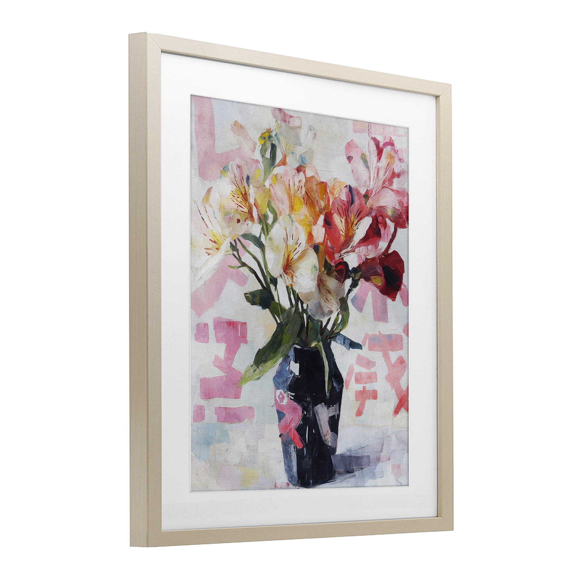 Stupell Industries Zen Blooms Bouquet Birch Framed Print Under Glass, design by Svetlana Aleynikova