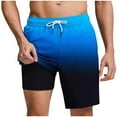 thumbnail image 2 of Men Swimming Trunks Swim Trunks Men Swimming Trunks for Men Swim Shorts Men Mens Swimming Trunks Mens Lined Swim Trunks Mens Swim Trunks with Liner Casual Shorts Pockets Elastic Waist Beach Pants, 2 of 6