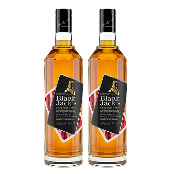Duo Pack Whisky Black Jack 750 Ml Black Jack Whisky Escoces