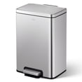thumbnail image 1 of Bote de basura EKO Madison Acero Inoxidable 20 L Con tapa y pedal EK9361MMT-20L, 1 of 7